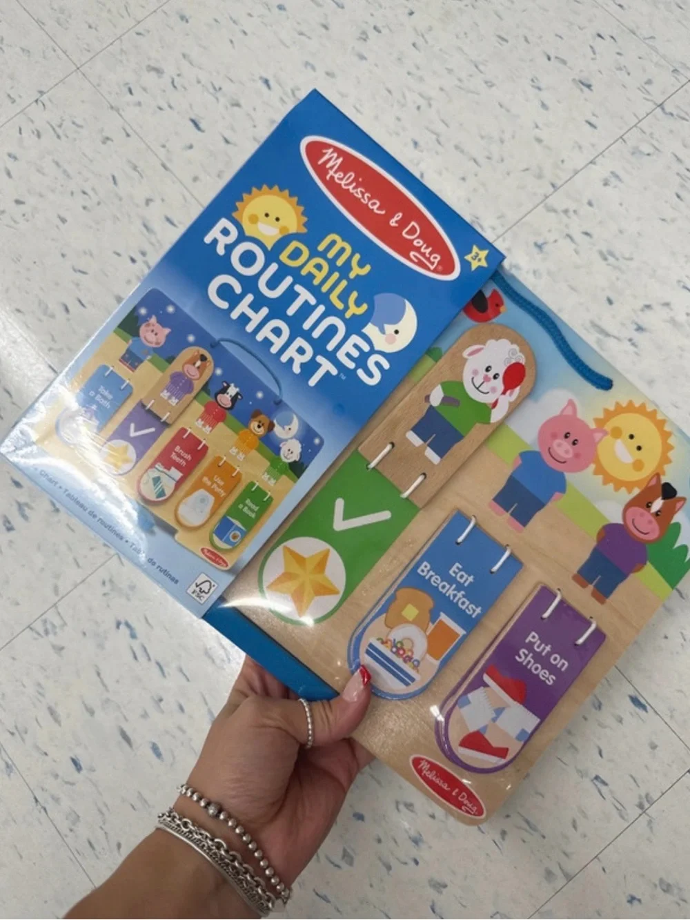 Melissa & Doug daily routine charts toy